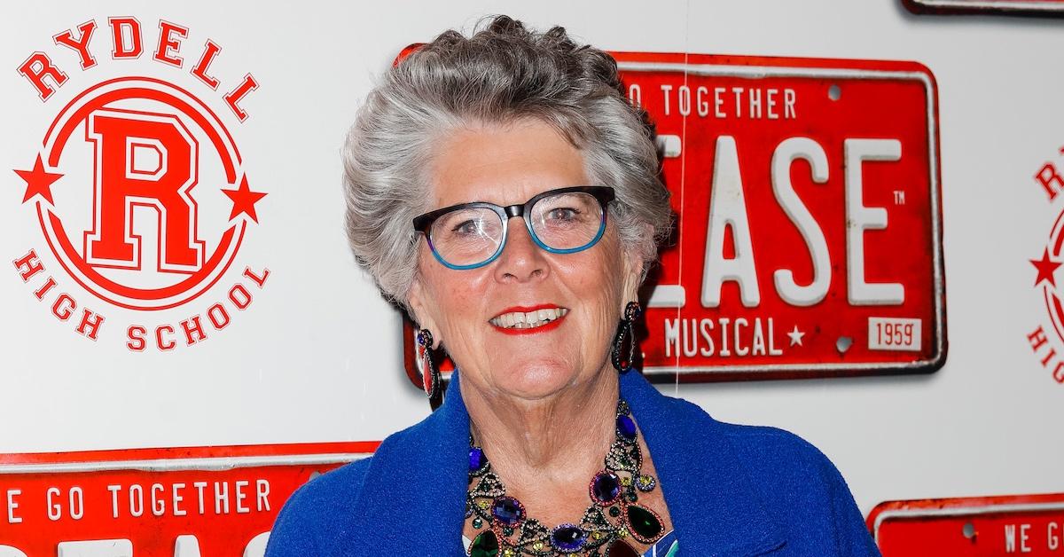 Prue Leith attends 'Grease' press night.