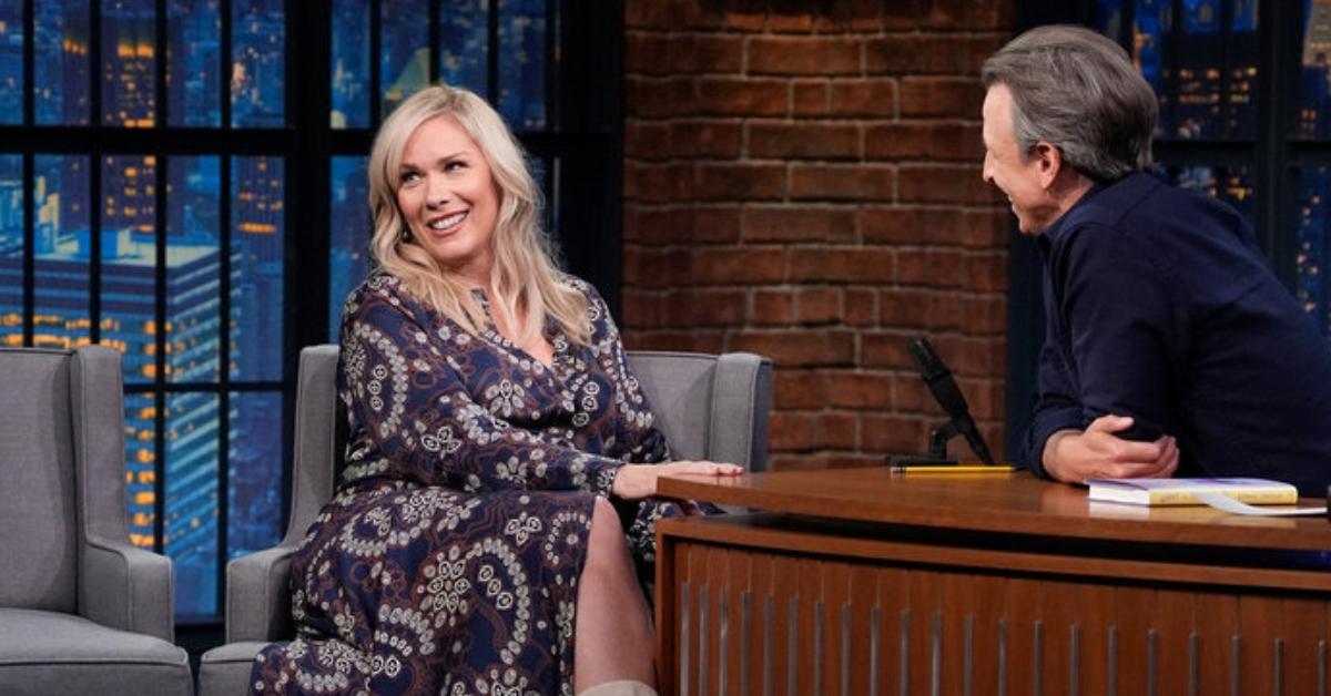 (l-r): Leanne Morgan and Seth Meyers