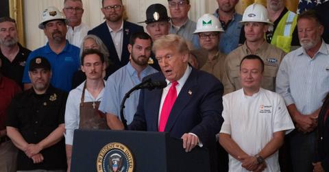 Donald Trump rallying support for the Big Beautiful Bill.