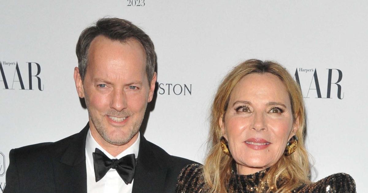 (l-r): Russell Thomas and Kim Cattrall on the red carpet