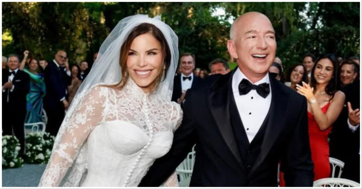 Lauren Sánchez and Jeff Bezos