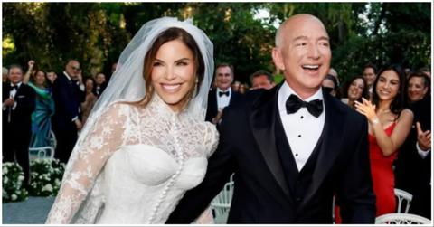 Lauren Sánchez and Jeff Bezos