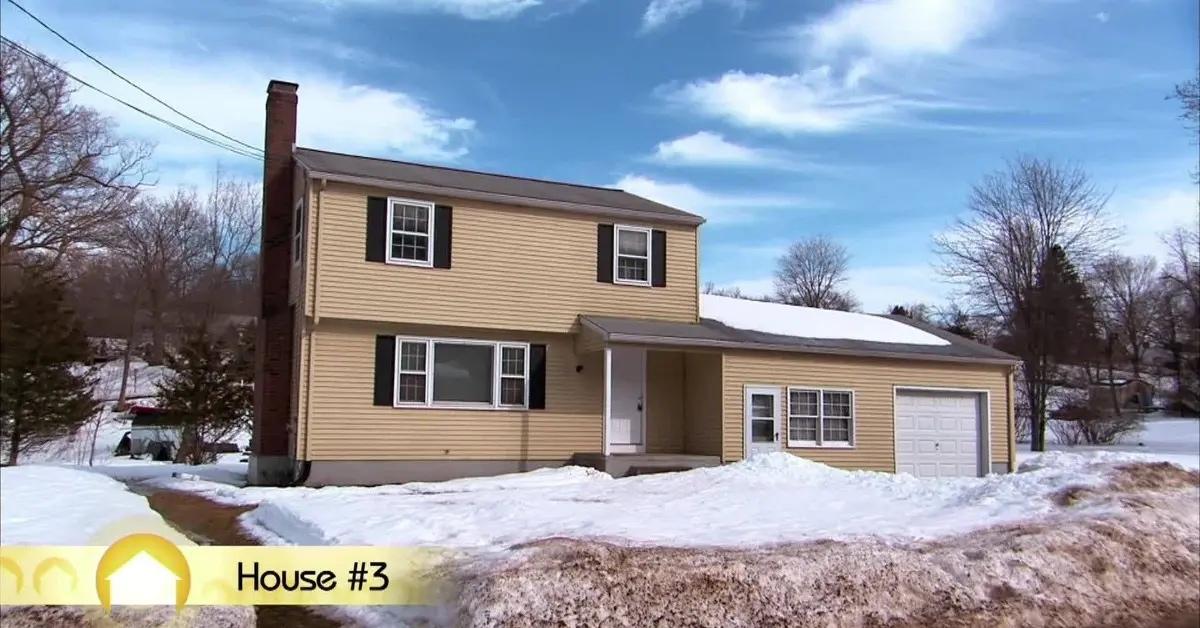 A two-story home available for sale on 'House Hunters'