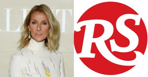 Celine Dion, 'Rolling Stone' logo