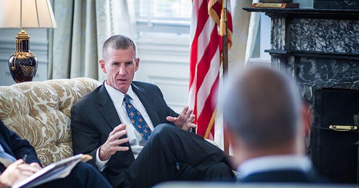 Stanley McChrystal in the Oval Office.
