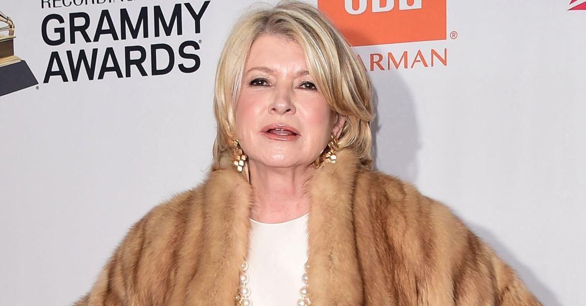 Martha Stewart at the 2018 pre-Grammy gala