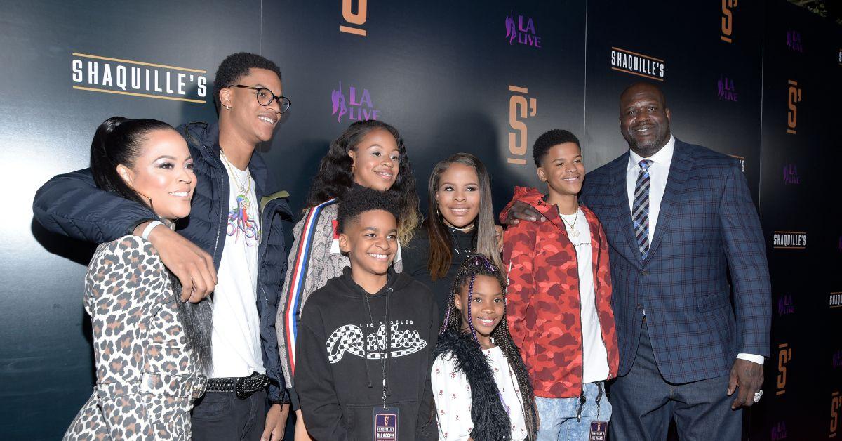 Shaunie O'Neal, Shaquille O'Neal, and their family.