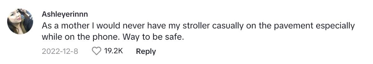 Comments on viral video of an entitled Karen who decided to hold an open parking space with her baby stroller.