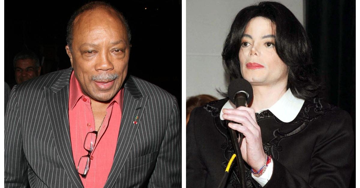 (L-R): Quincy Jones; Michael Jackson