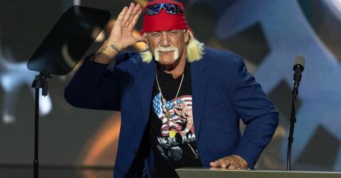 Hulk Hogan at a Trump rally
