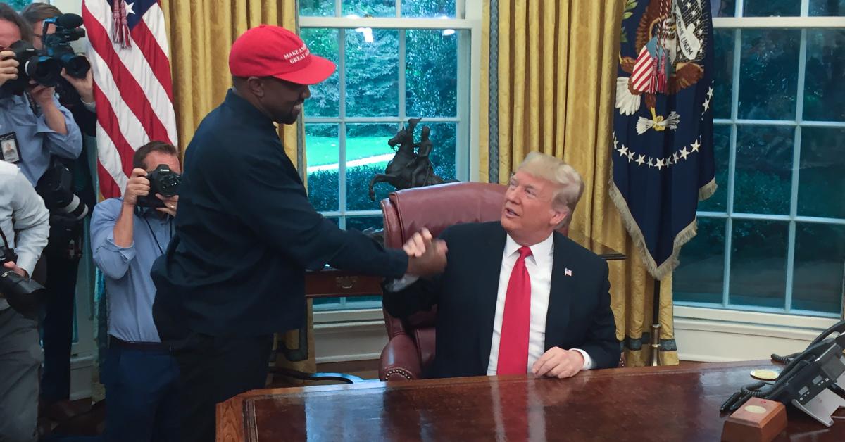 Kanye West and Donald Trump