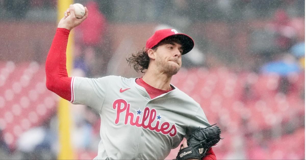 Aaron Nola pitches for the Philadelphia Phillies. 