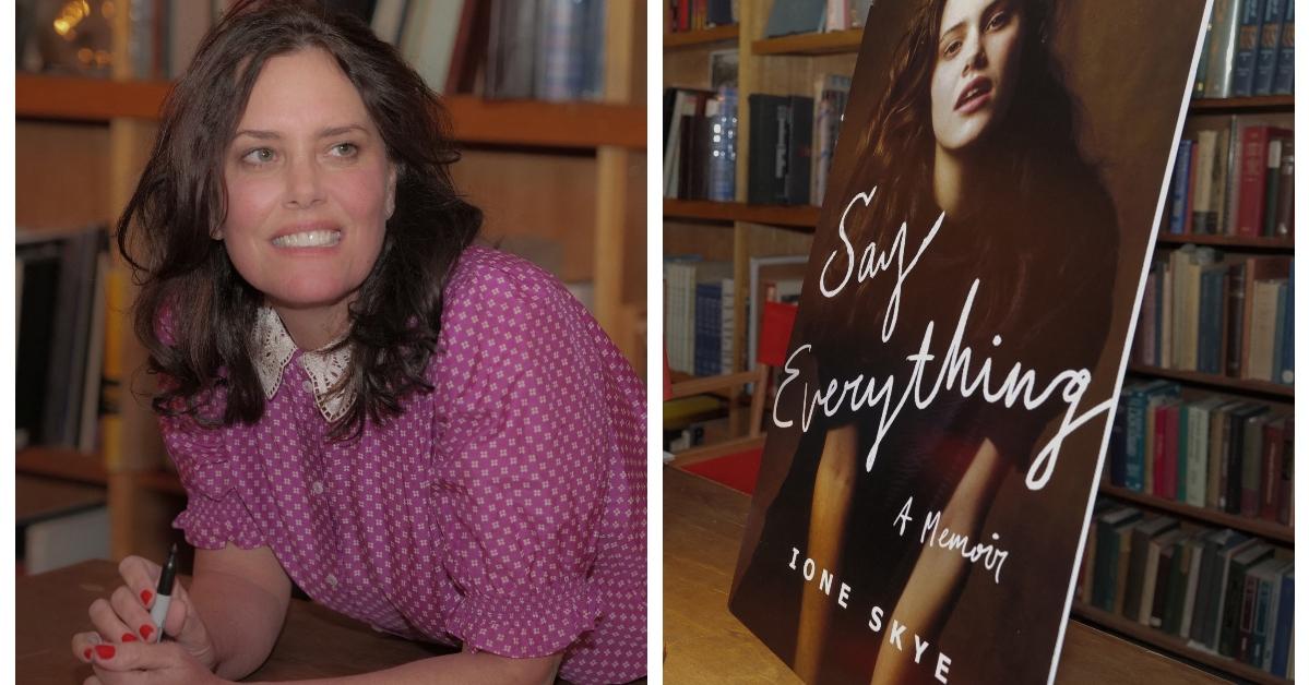 (L-R): Ione Skye; Ione Skye's memoir