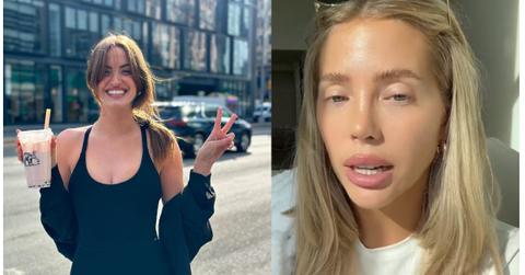 Haylee Baylee giving peace sign and Jamie Stone