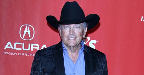 Country music legend George Strait at the 59th Grammy Awards.