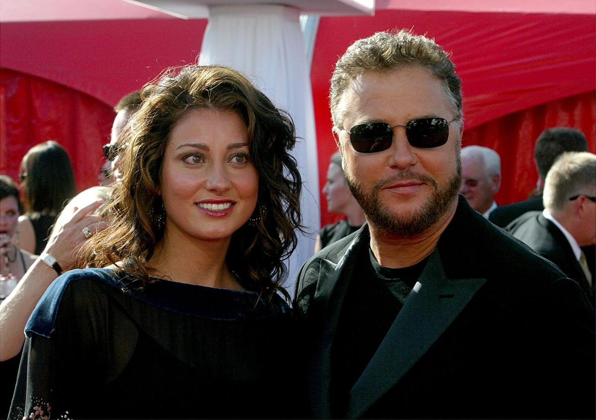 Actor William L. Petersen and guest attend the 55th Annual Primetime Emmy Award in Los Angeles. 