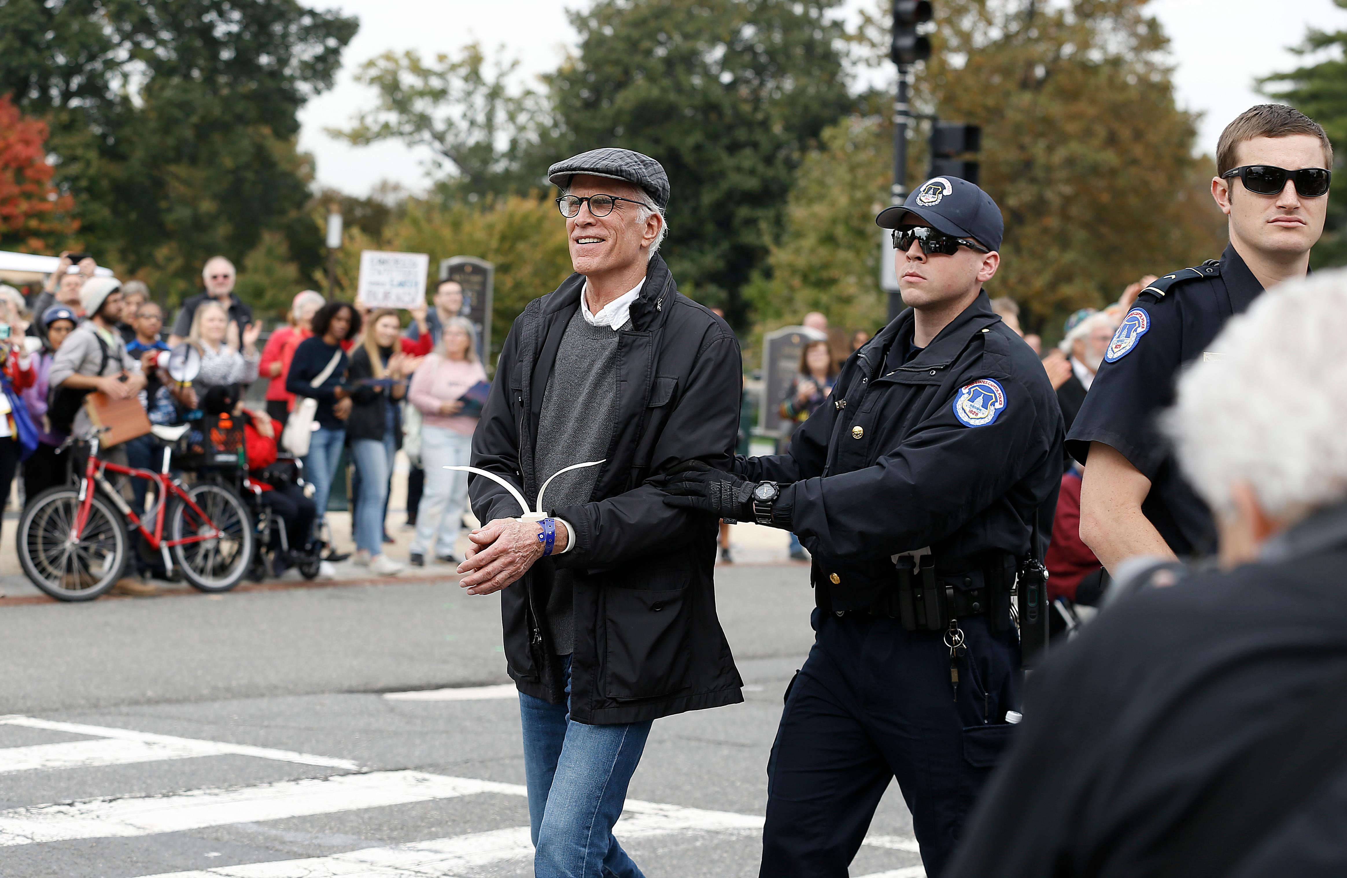 celebrities arrested with jane fonda ted