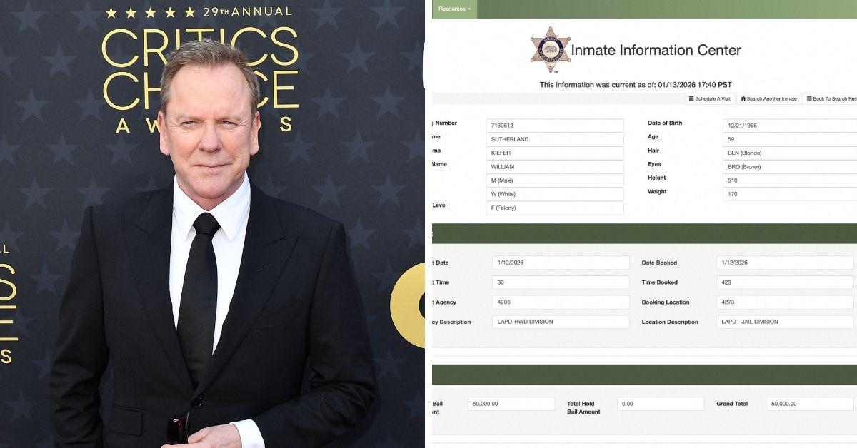 Kiefer Sutherland's Arrests Explained After Ride-Share Incident
