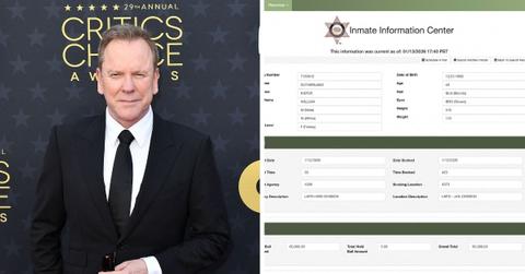 Kiefer Sutherland's Arrests Explained After Ride-Share Incident