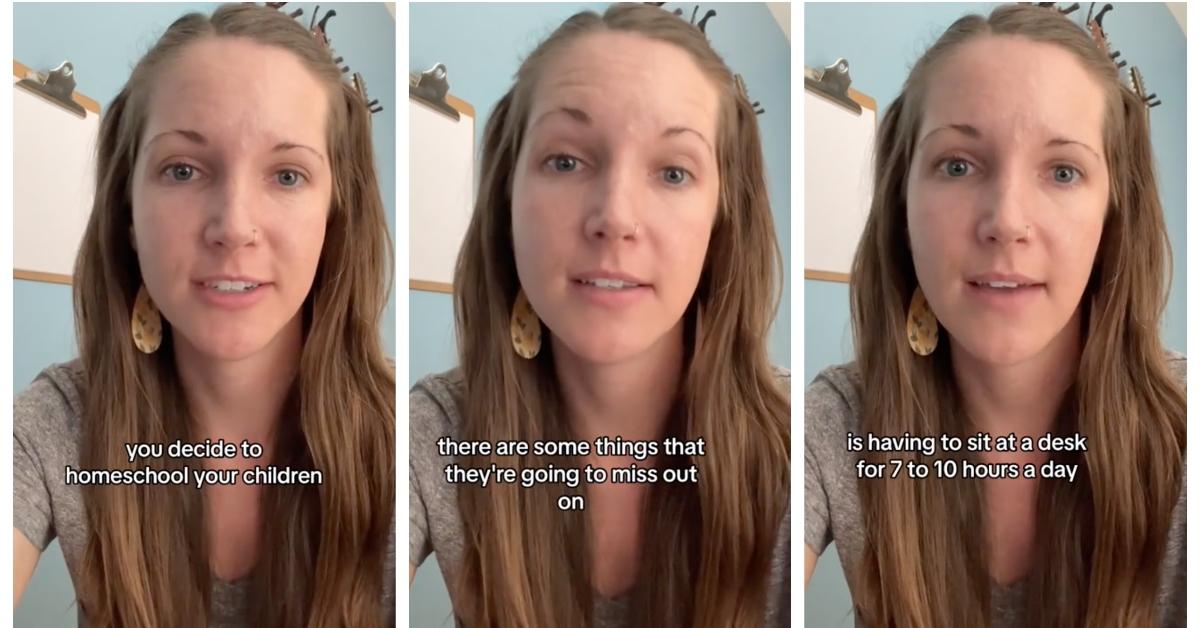 TikTok about benefits of homeschooling