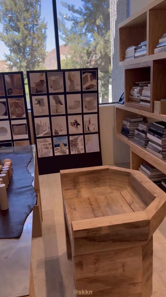 Kim Kardashian's desk