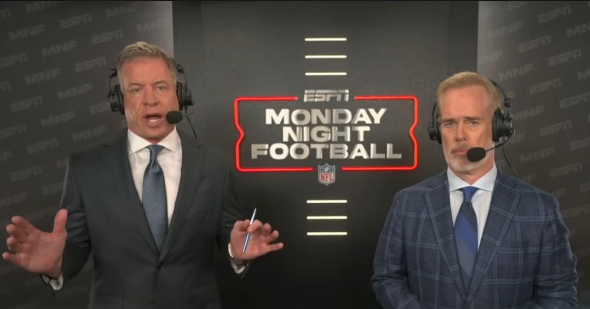 Troy Aikman on Monday Night Football