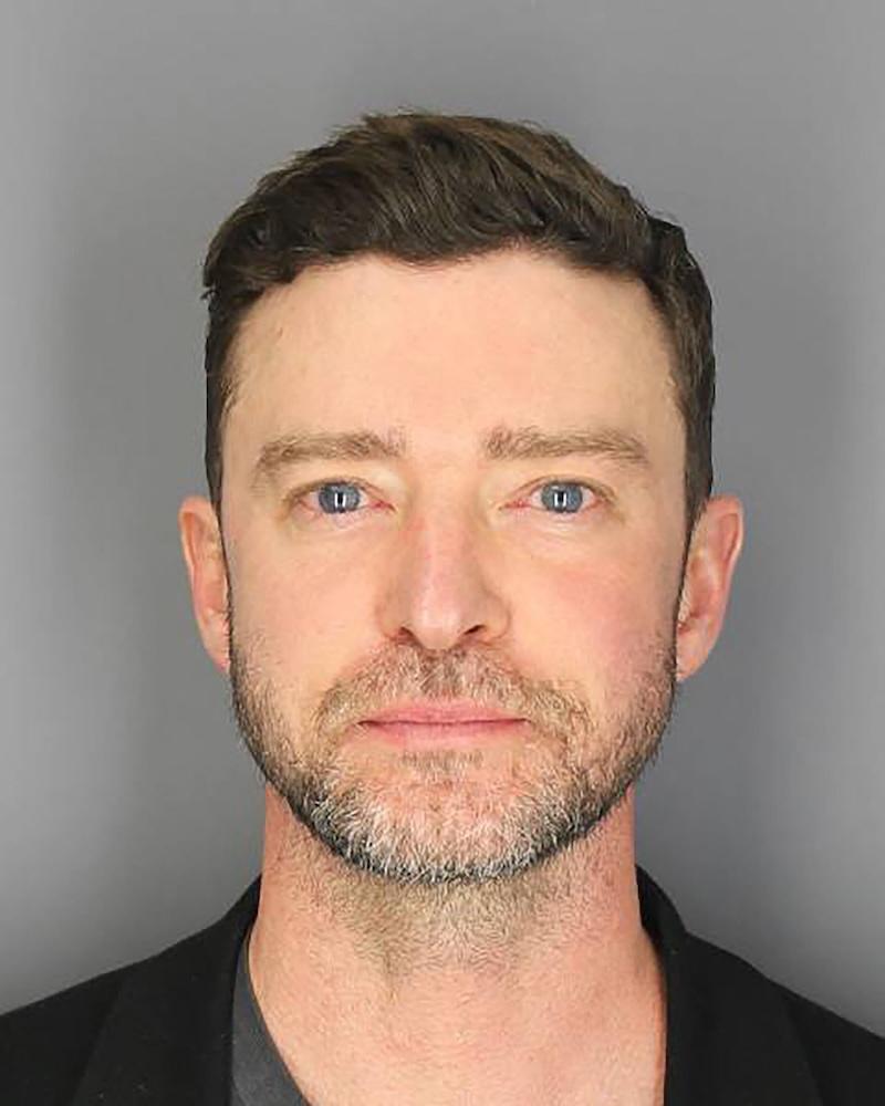 justin timberlake mugshot