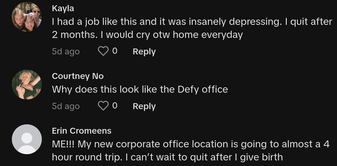only worker in office