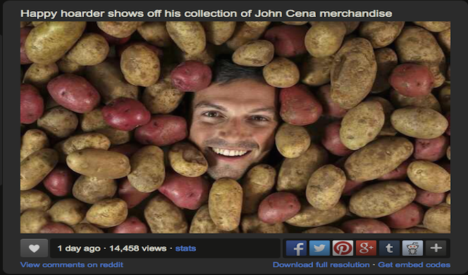 why is john cena potato salad