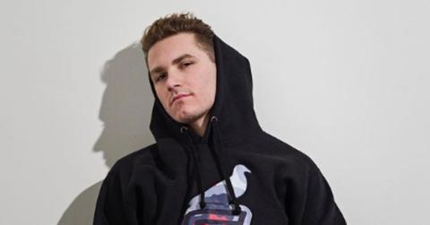 Matthew Tkachuk in a sweatshirt