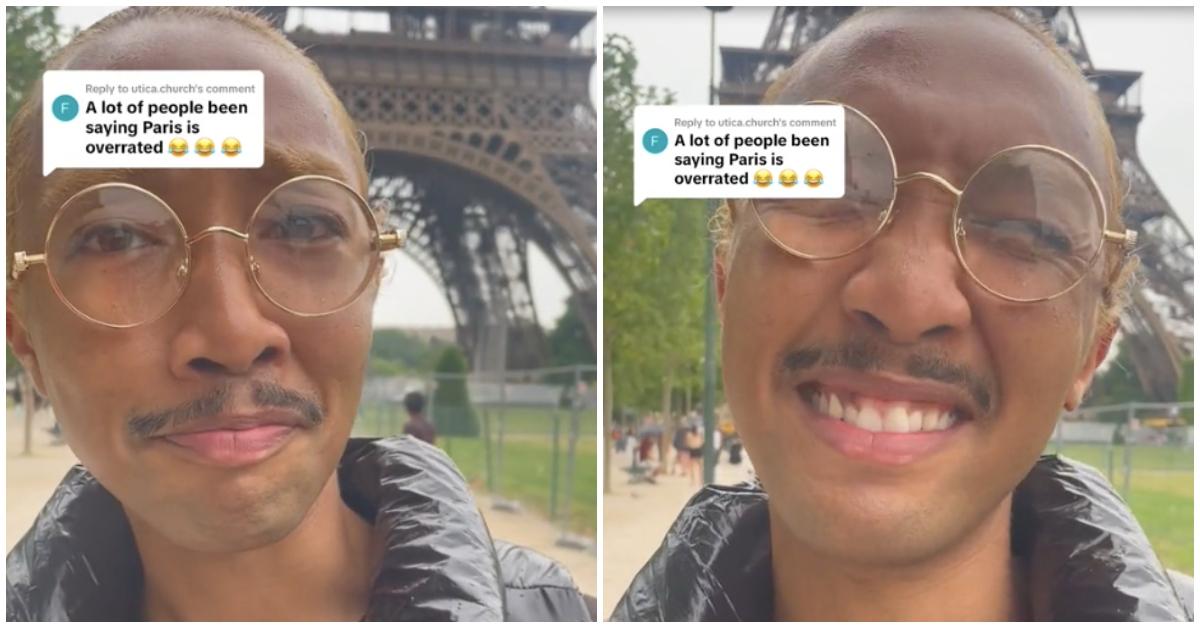 TikTok user shares why Paris is an overrated tourist destination.