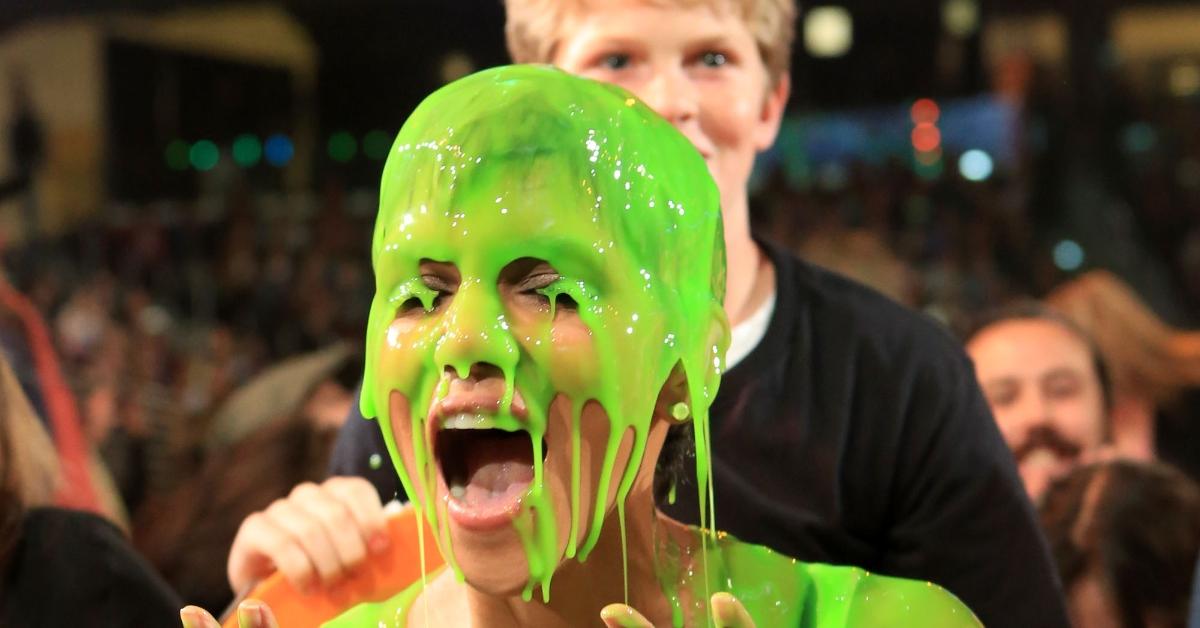 Halle Berry getting slimed