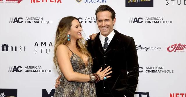 Ryan Reynolds and Blake Lively at the 36th Annual American Cinematheque Awards on Nov. 17, 2022