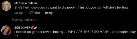 dad punching mom gender reveal