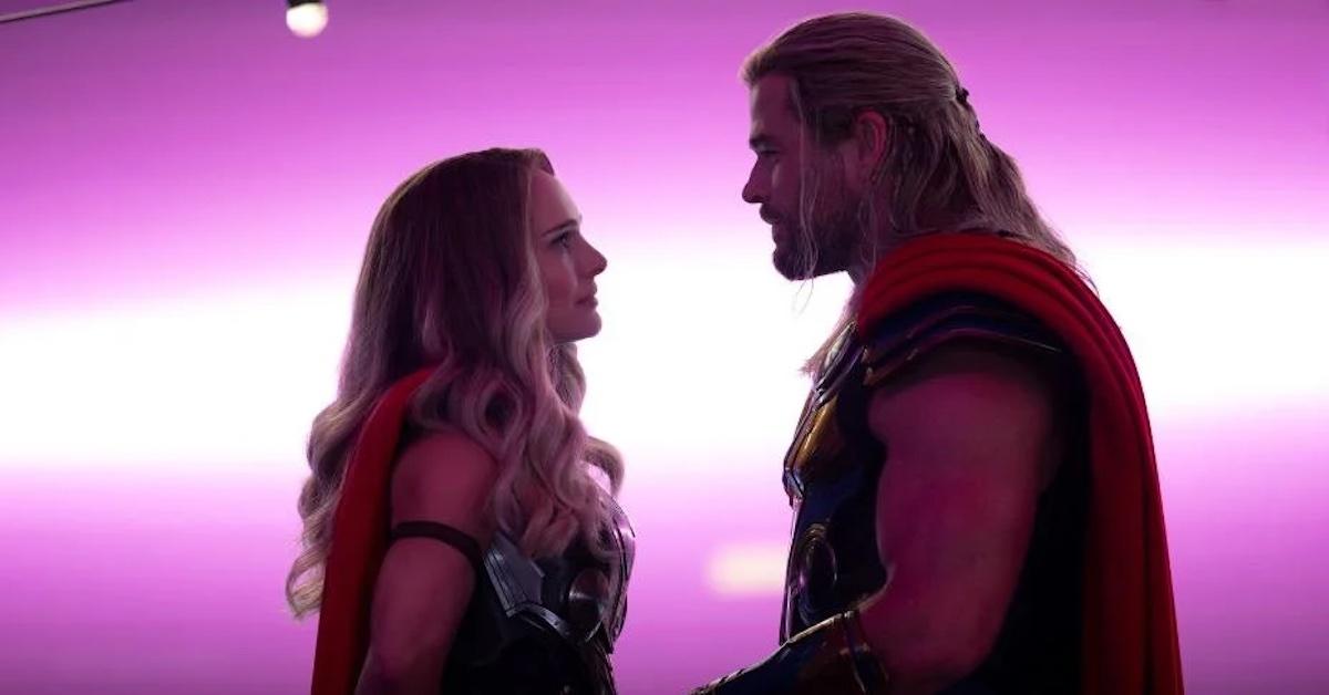 Jane Foster and Thor in 'Thor: Love and Thunder'