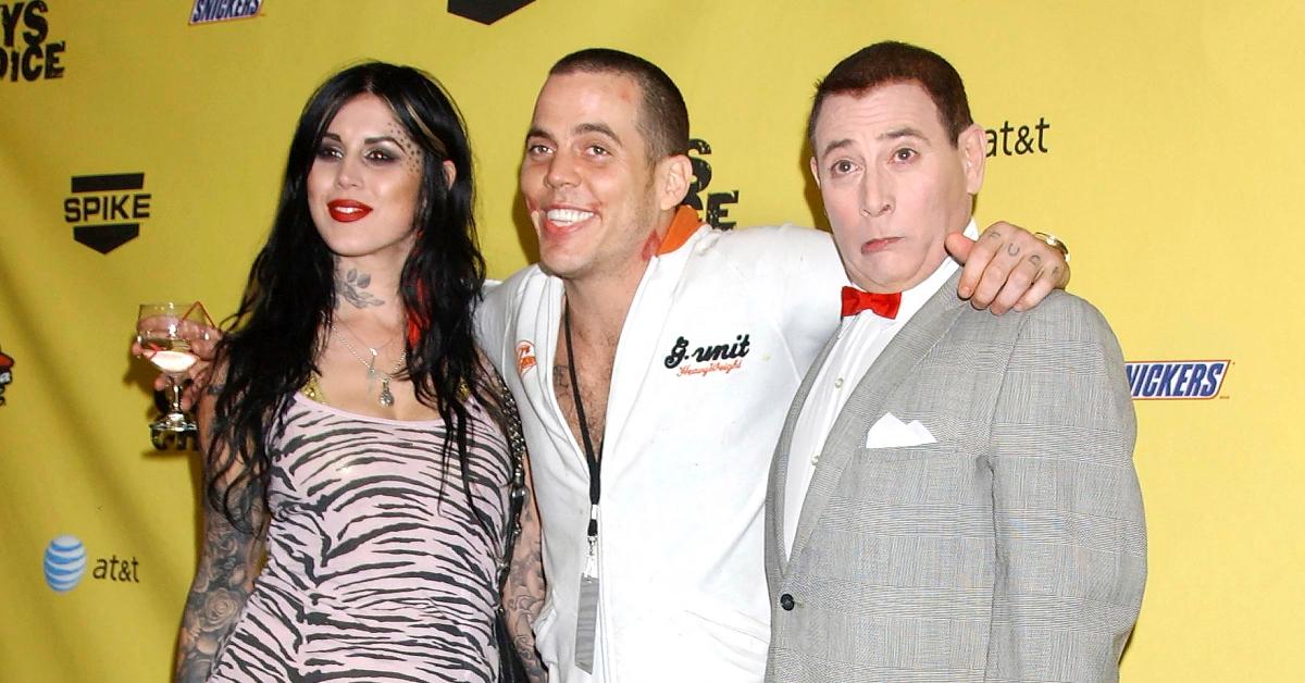 Kat Von D, Steve-O, and Paul Reubens