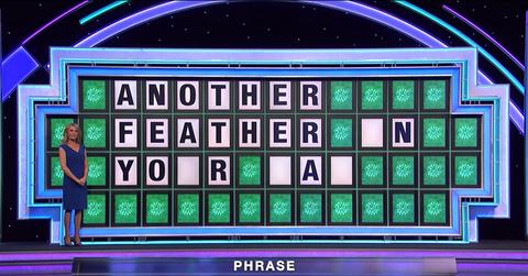 'Another Feather in Your Cap' Wheel of Fortune Puzzle