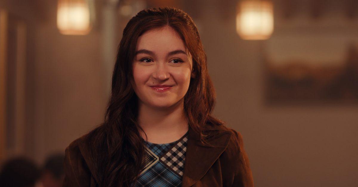 Kitty Song Covey (Anna Cathcart) smiling in Season 2 of 'XO Kitty'.