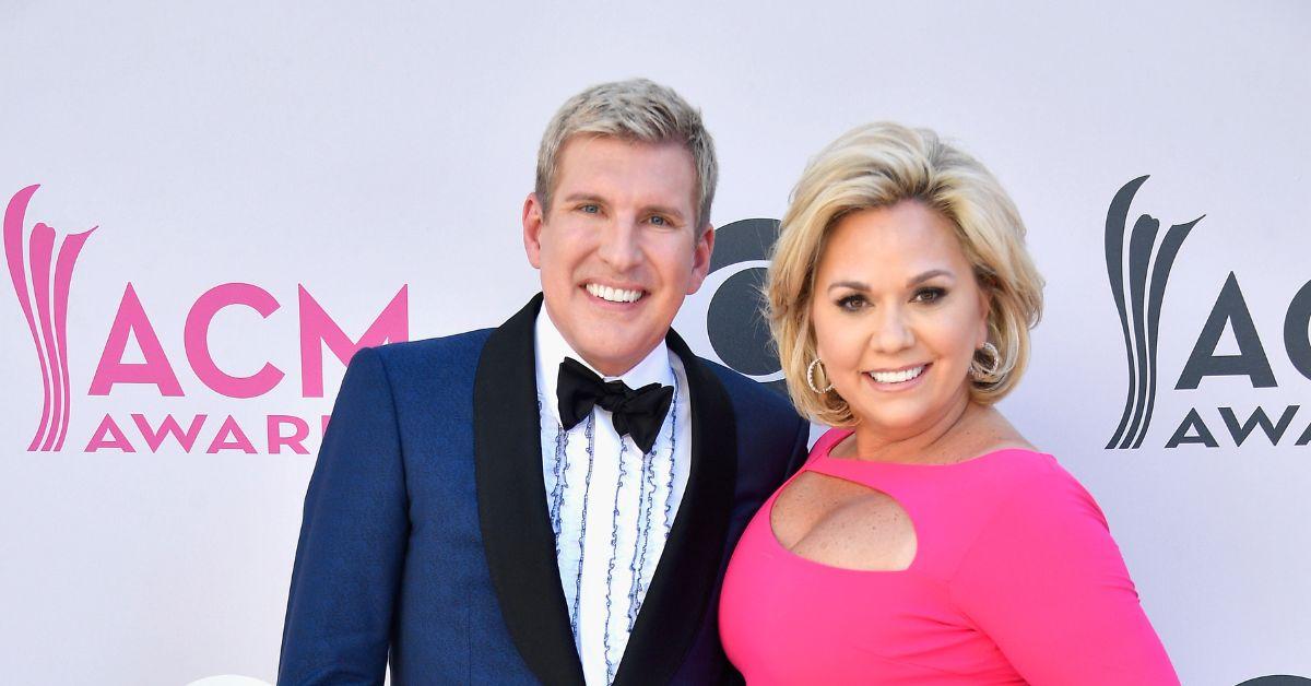 (l-r): Todd Chrisley and Julie Chrisley attending an event together.