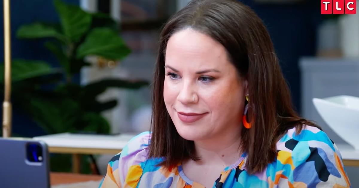 Whitney Way Thore colorful shirt and earrings