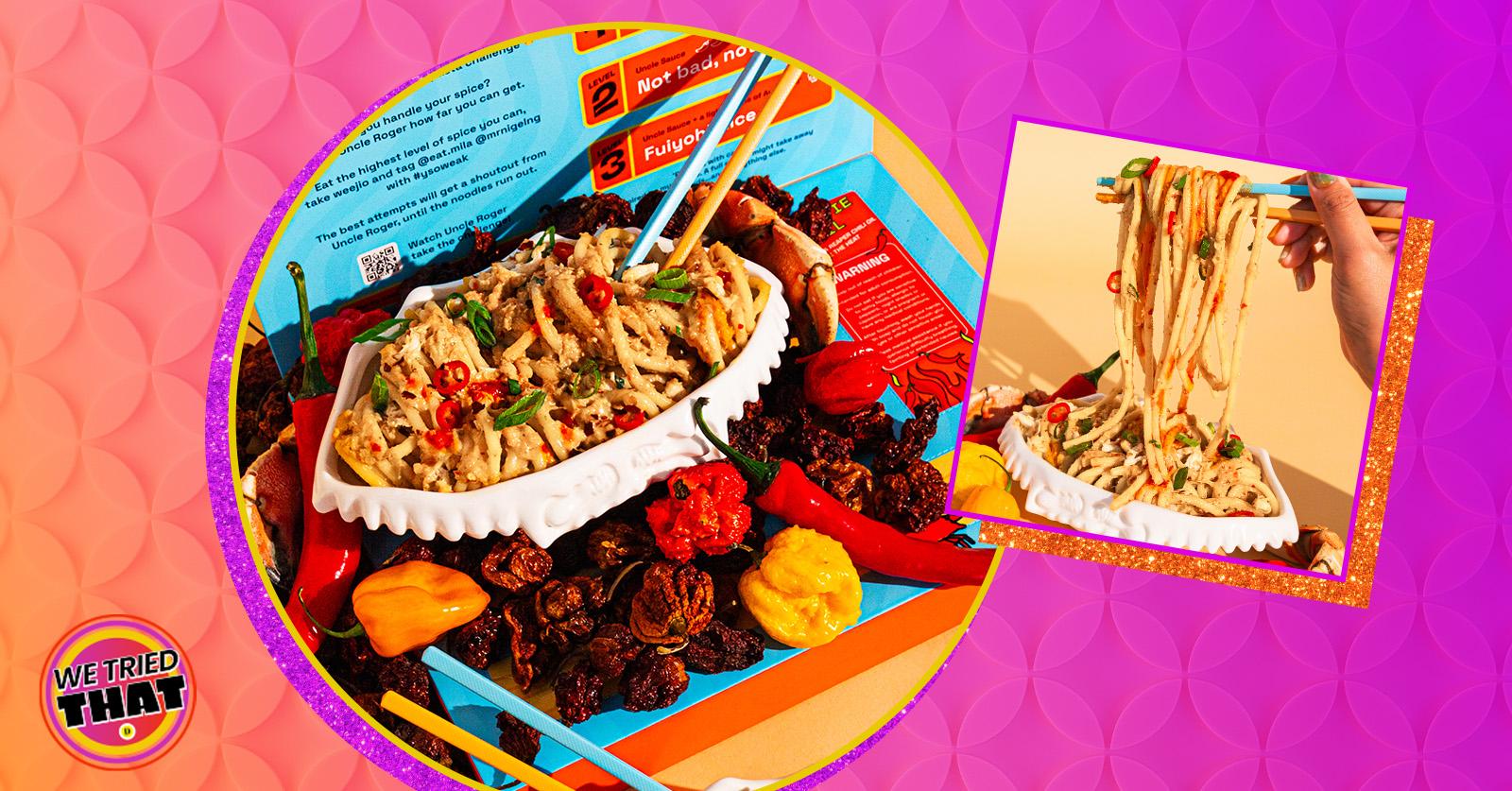 We Tried That Uncle Roger's Y So Weak Creamy Chili Crab Pasta (EXCLUSIVE)