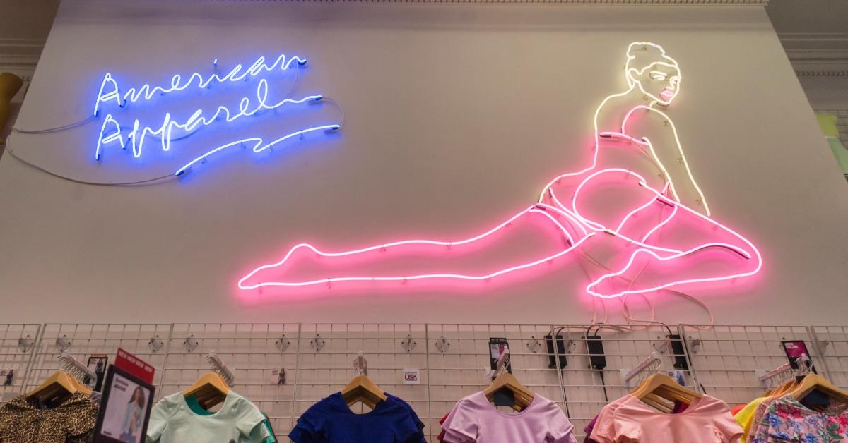 An American Apparel store