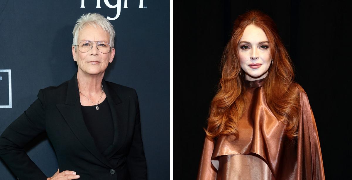 Jamie Lee Curtis and Lindsay Lohan on the red carpet.