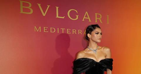 Zendaya at the "Bulgari Mediterranea High Jewelry" event at Palazzo Ducale on May 16, 2023