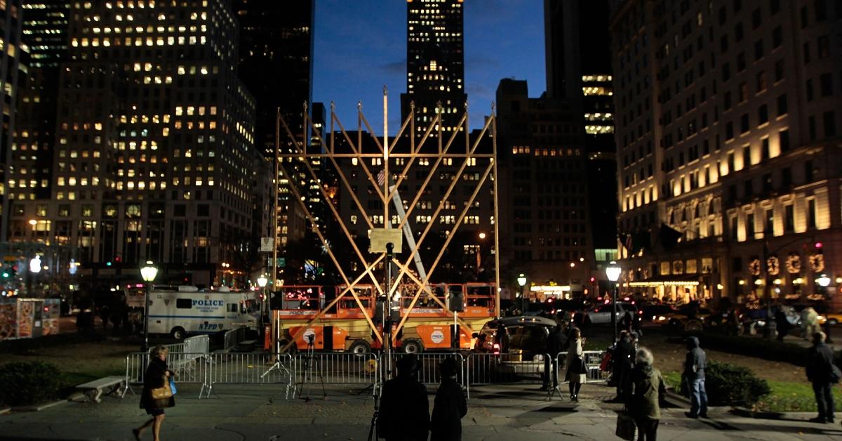 menorah display nyc