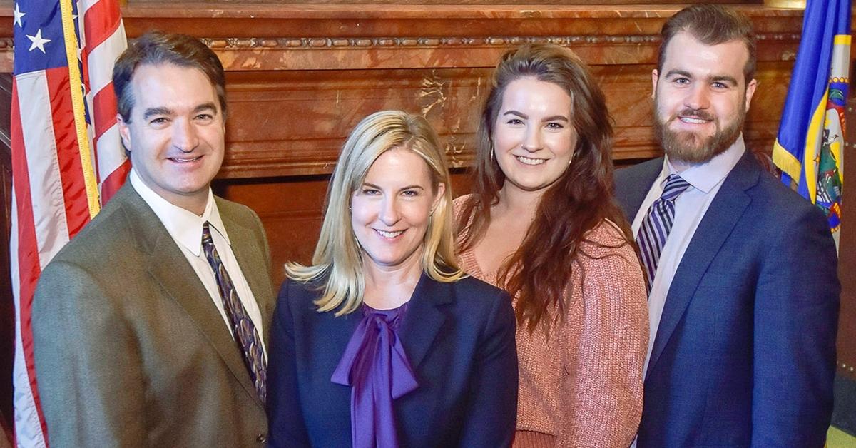 Melissa Hortman with her family