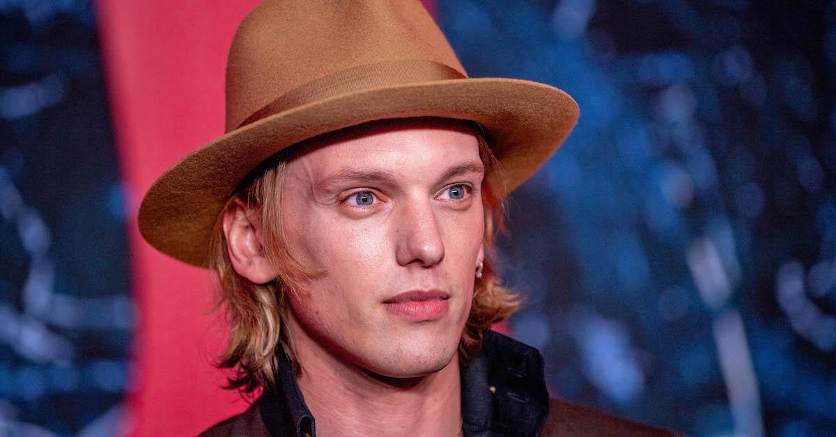 Jamie Campbell Bower at the 'Stranger Things' premiere