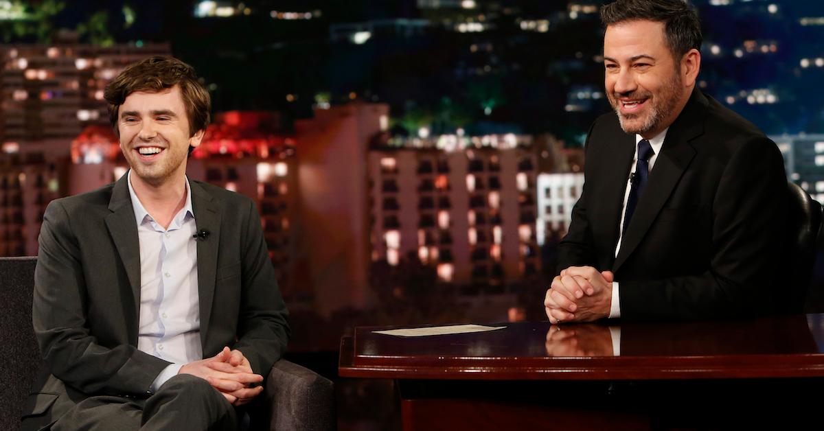 freddie highmore and Jimmy Kimmel