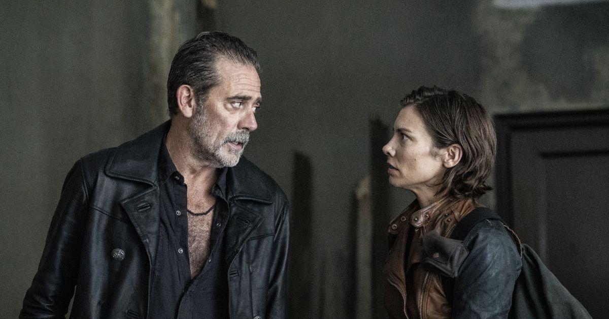 Jeffrey Dean Morgan and Lauren Cohan in 'The Walking Dead Dead City'.