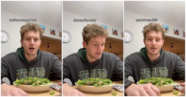 A man recounts getting shaded at Chipotle for his order